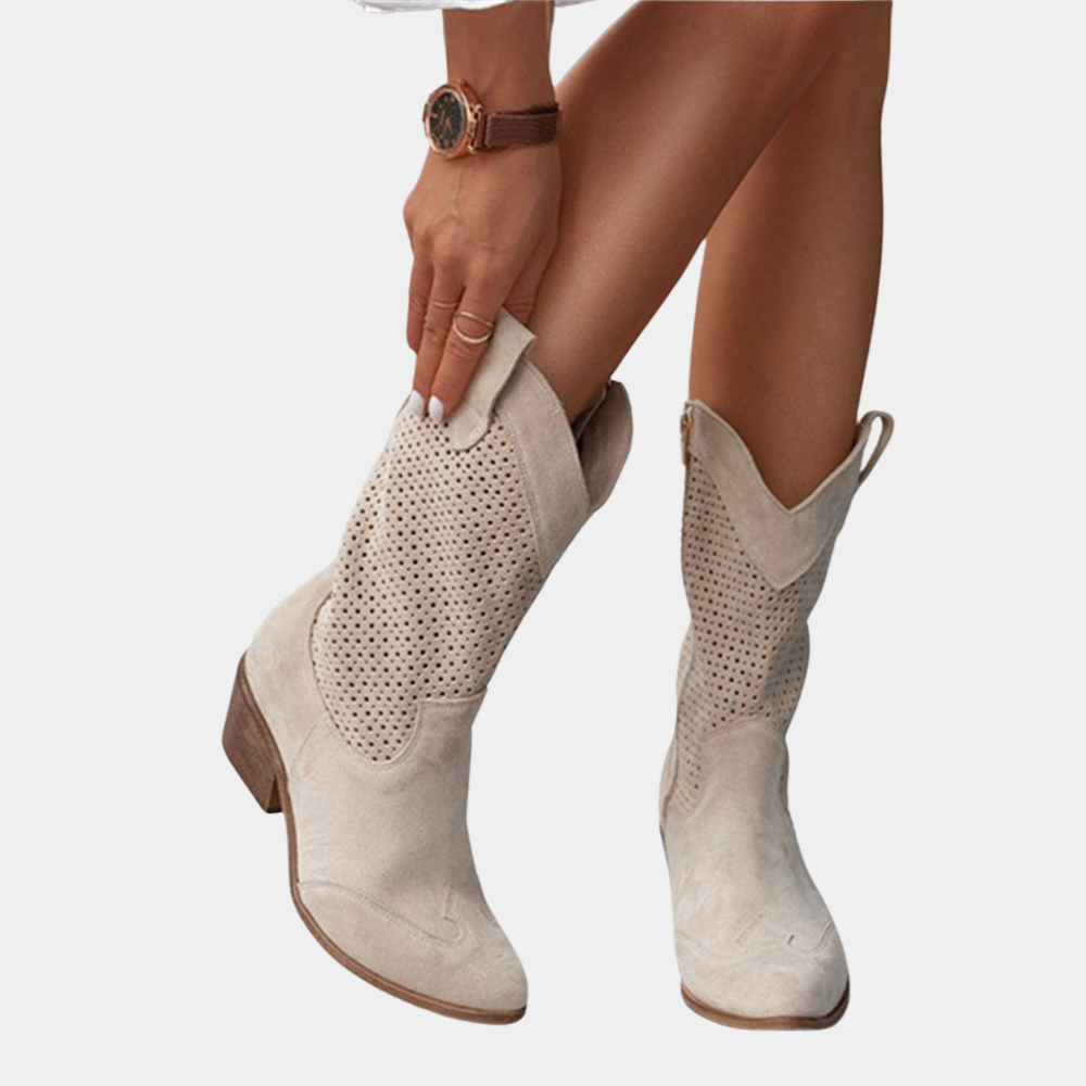 Claury - Breathable cowboy boots for women