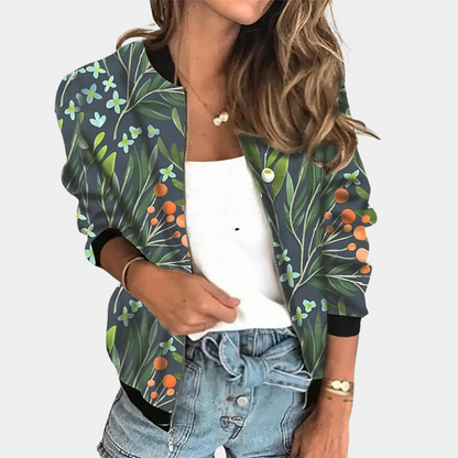 Trendy printed jacket for women