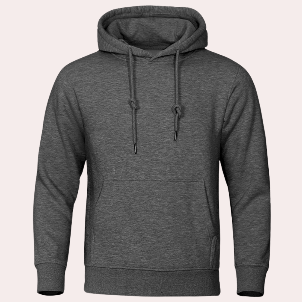 Comfortable and warm men's hoodie