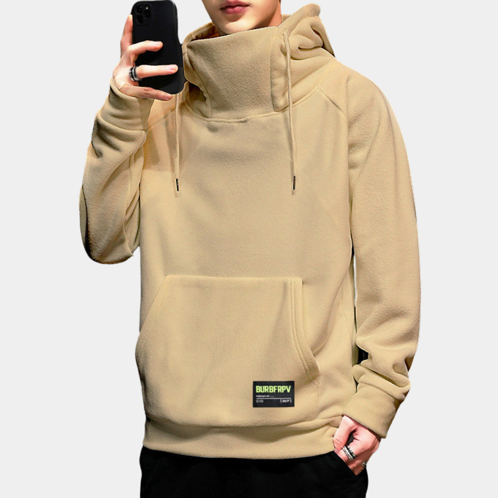 Oversized warm hoodie for men