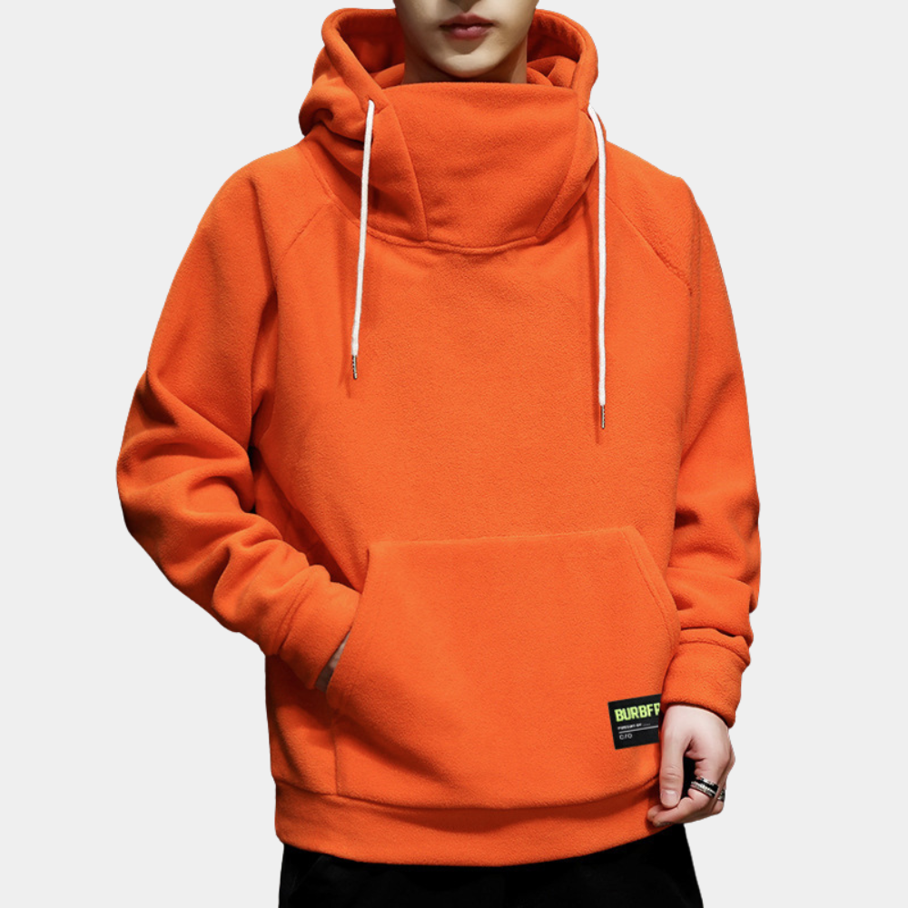 Oversized warm hoodie for men