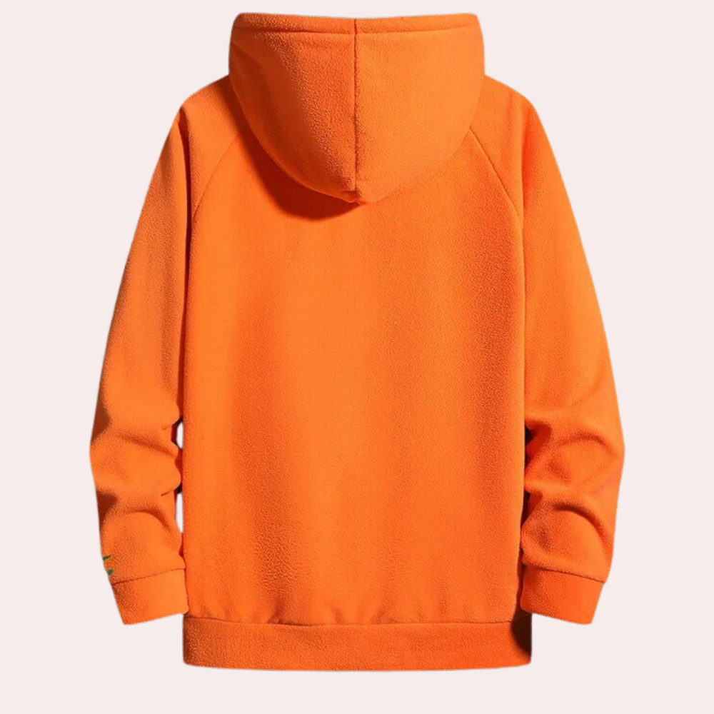 Oversized warm hoodie for men