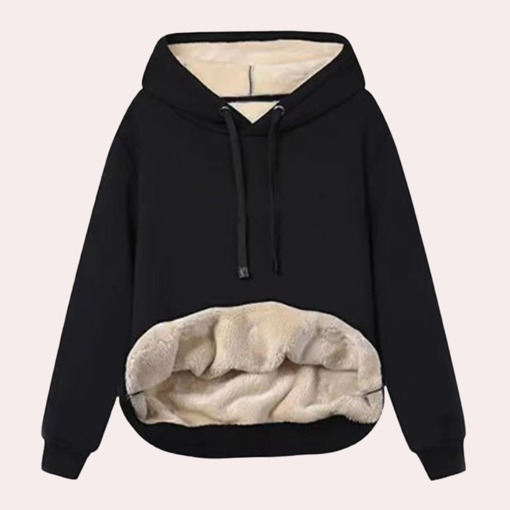 Comfortable and warm ladies hood