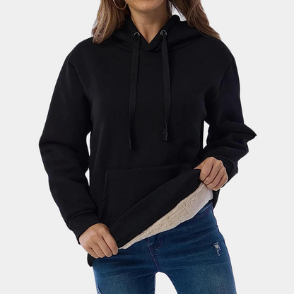 Comfortable and warm ladies hood