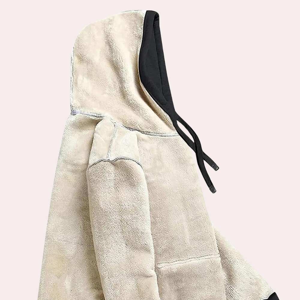 Comfortable and warm ladies hood