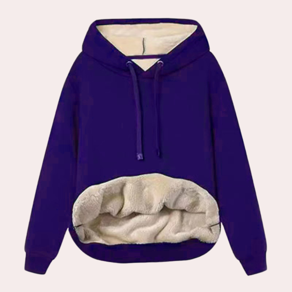 Comfortable and warm ladies hood