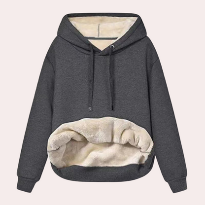 Comfortable and warm ladies hood