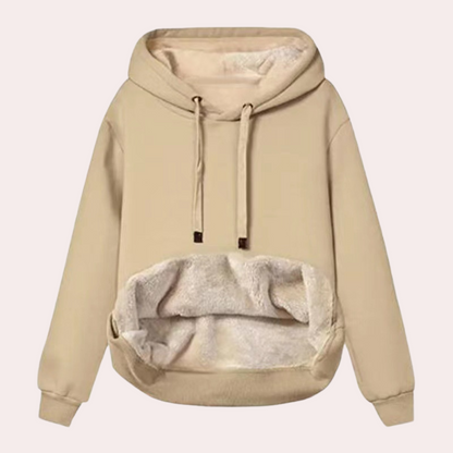 Comfortable and warm ladies hood