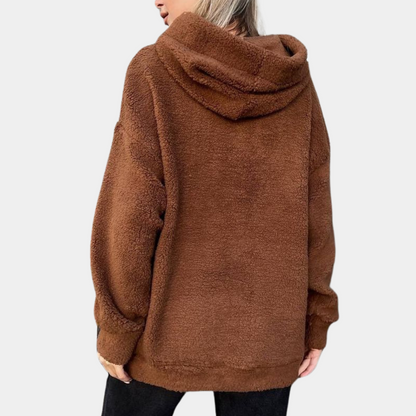 Soft and warm ladies hood