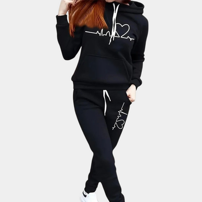 Modern and stylish ladies set with hood