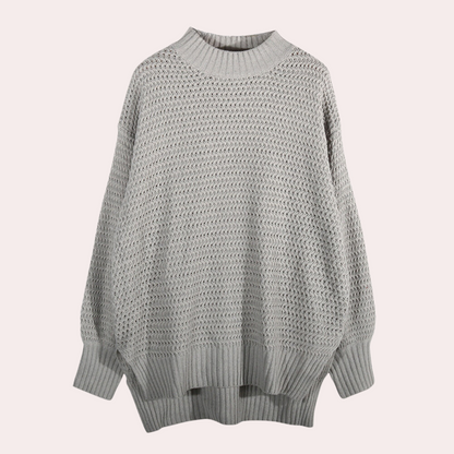 Stylish knitted women's sweater