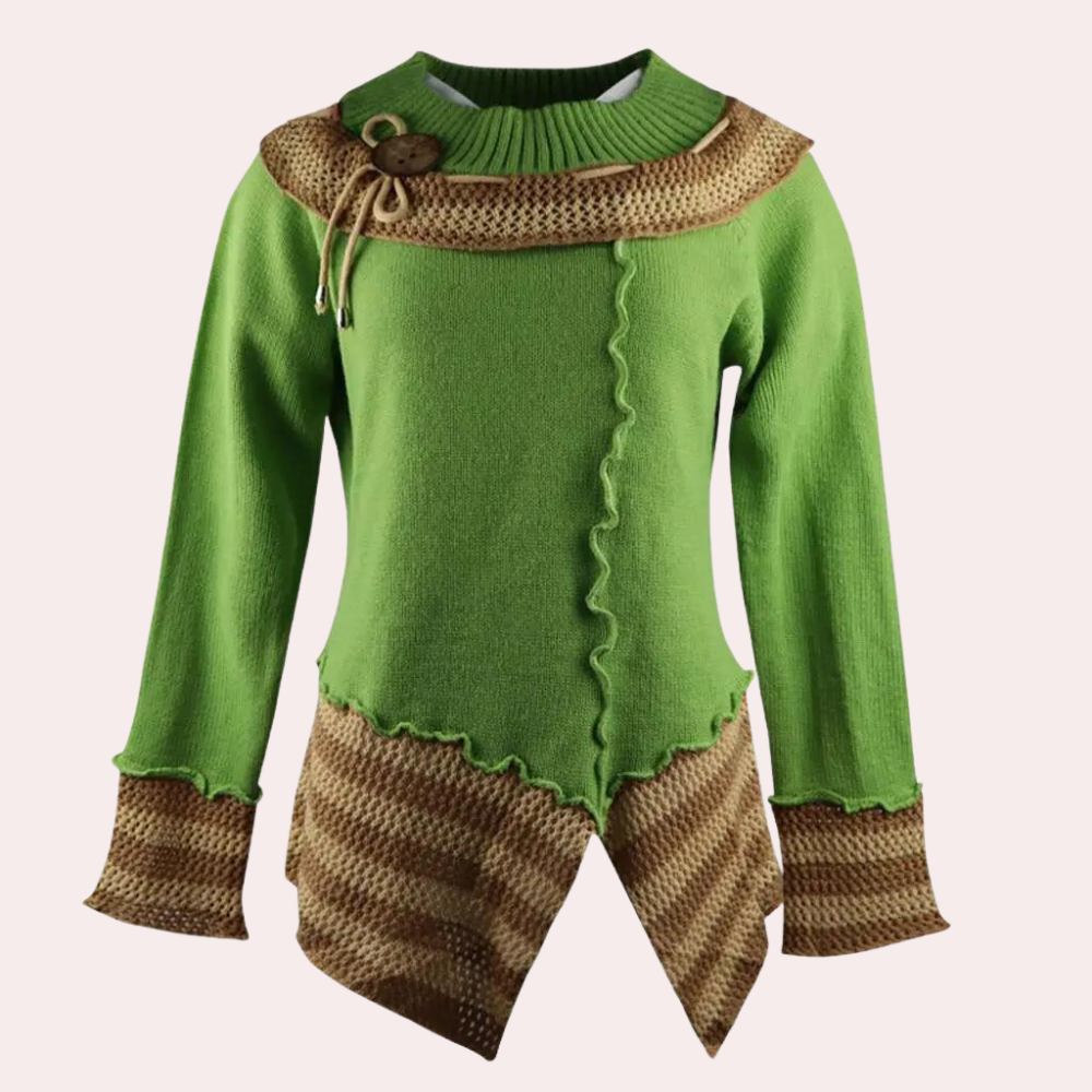 Elegant and knitted women's sweater