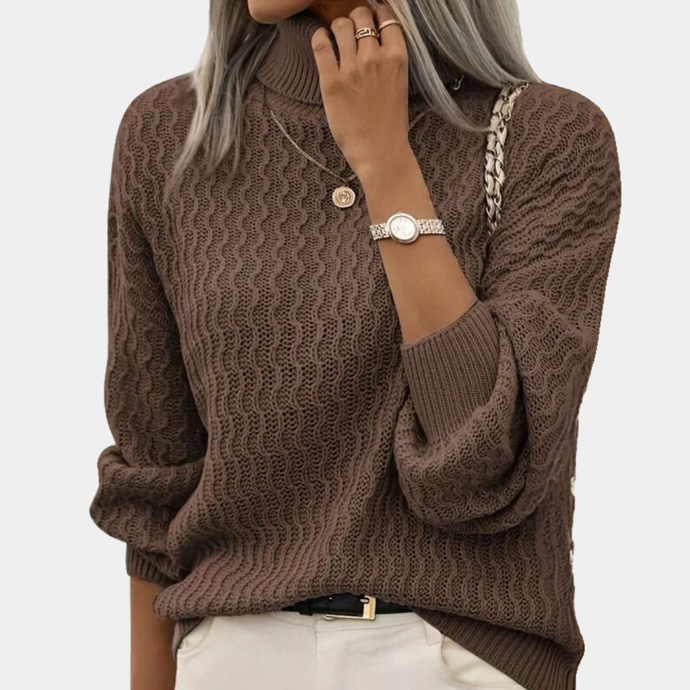 Stylish turtleneck sweater for women