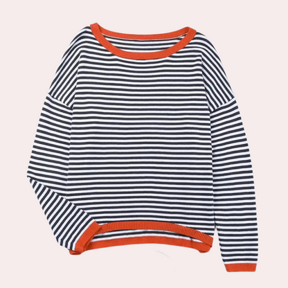 Classic striped women's sweater