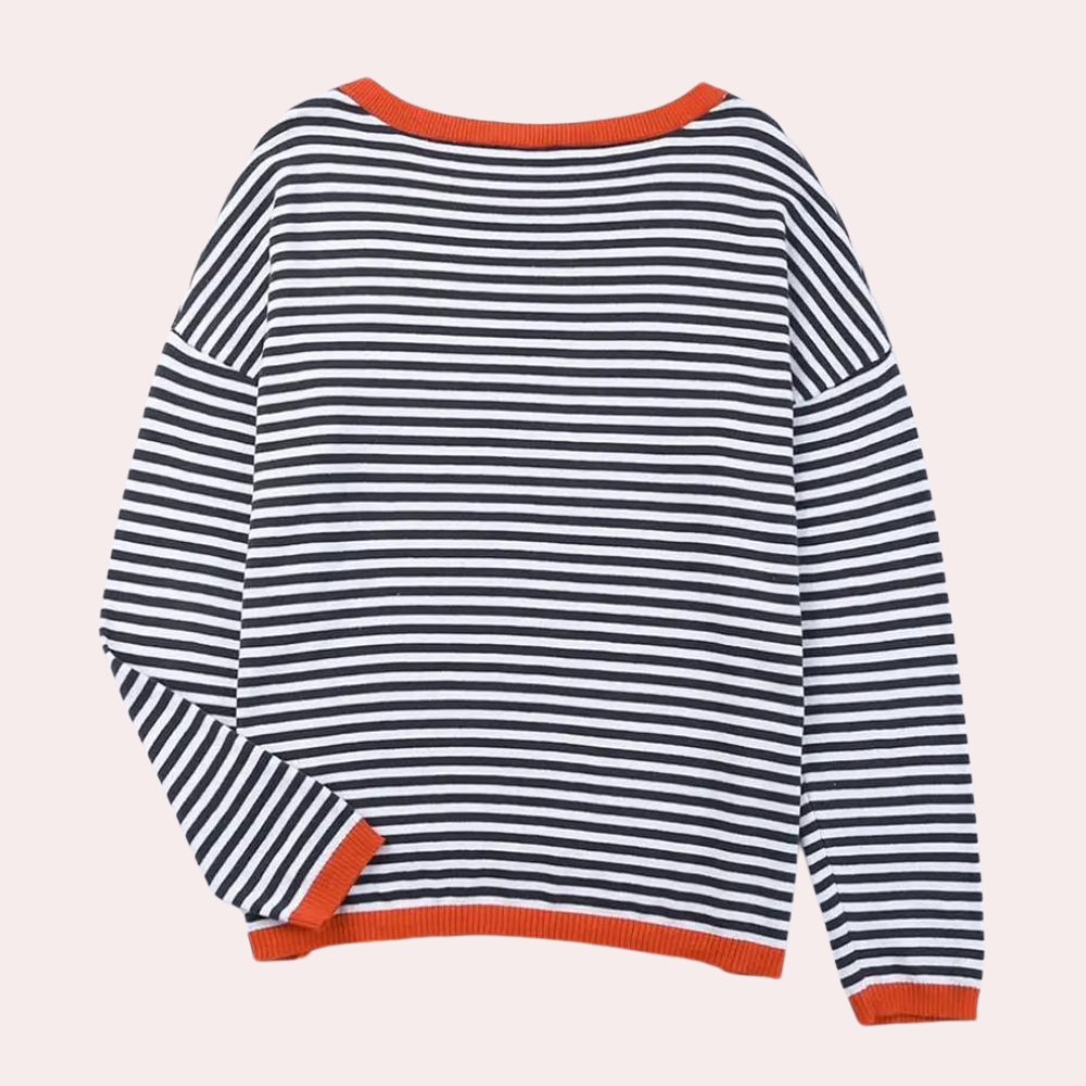 Classic striped women's sweater