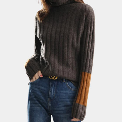 Comfortable turtleneck sweater for women