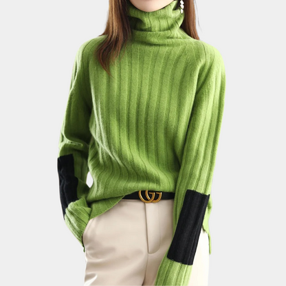 Comfortable turtleneck sweater for women