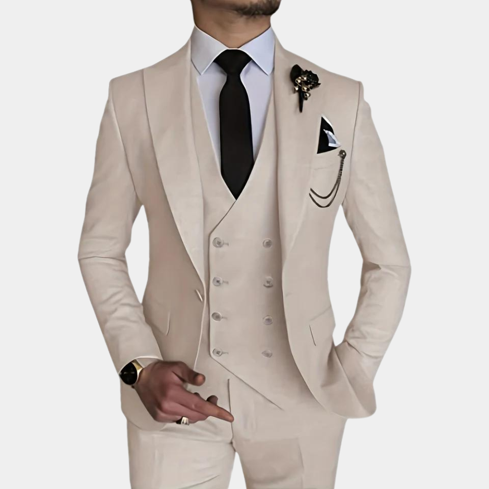 Adron - Refined 3-piece men's suit