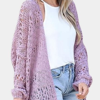 Yeva | Knitted cardigan for women with pattern 