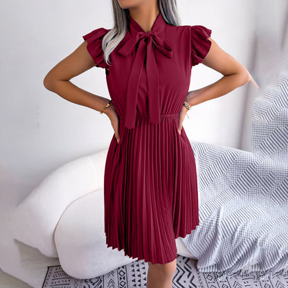 EMER - Fashionable pleated dress