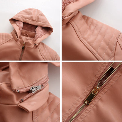 MIRJETE - Stylish leather jacket