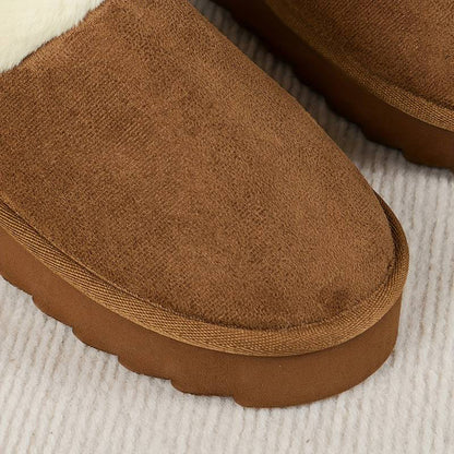 BRIDGET - Warm slippers with thick sole