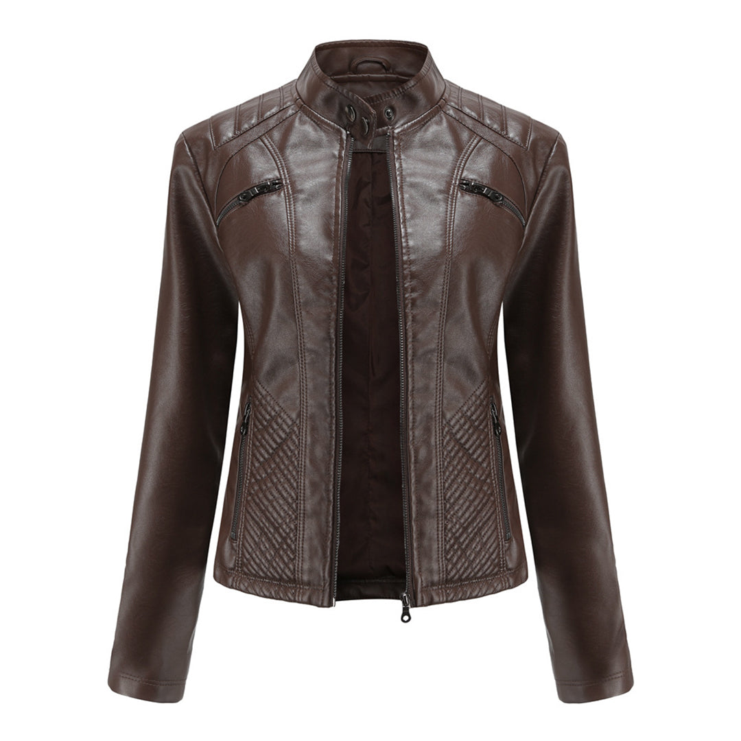 ANDRIJANA - Stylish leather jacket