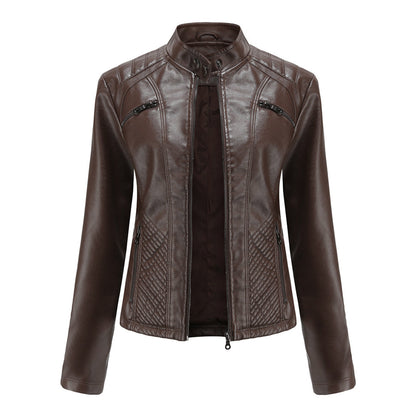 ANDRIJANA - Stylish leather jacket