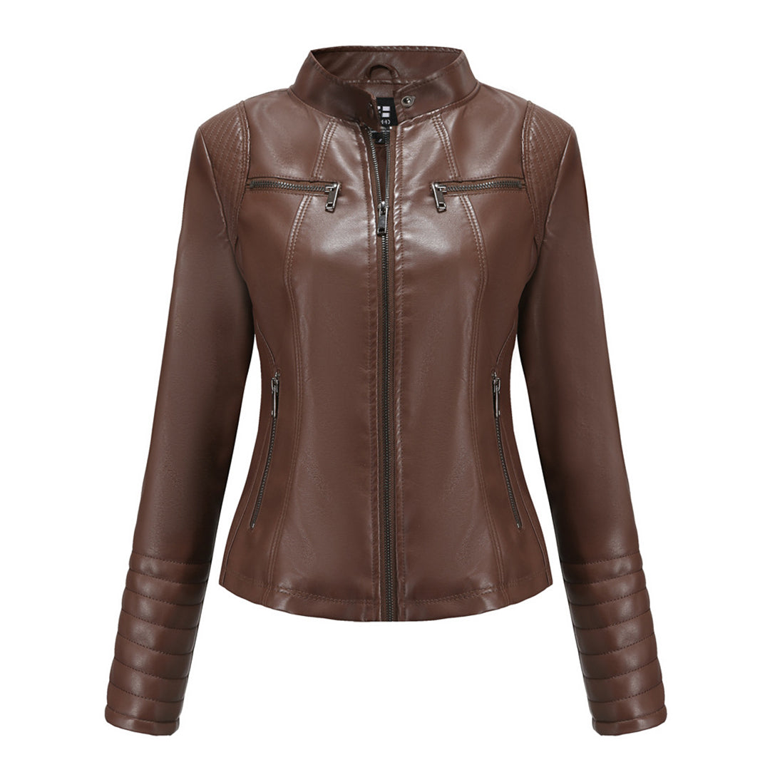 MARIJA - Stylish leather jacket