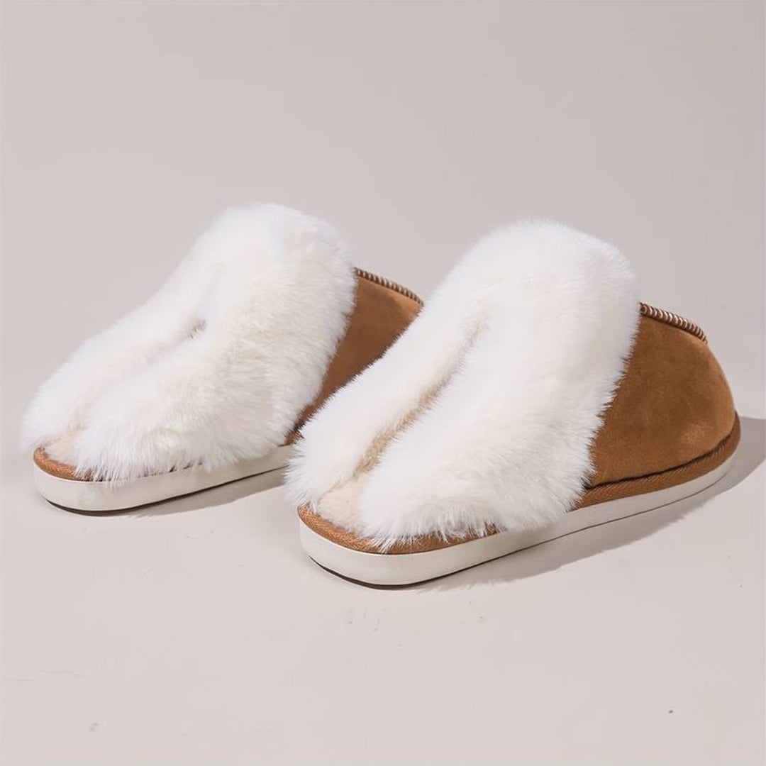 THIJS - Warm slip-on slippers for women