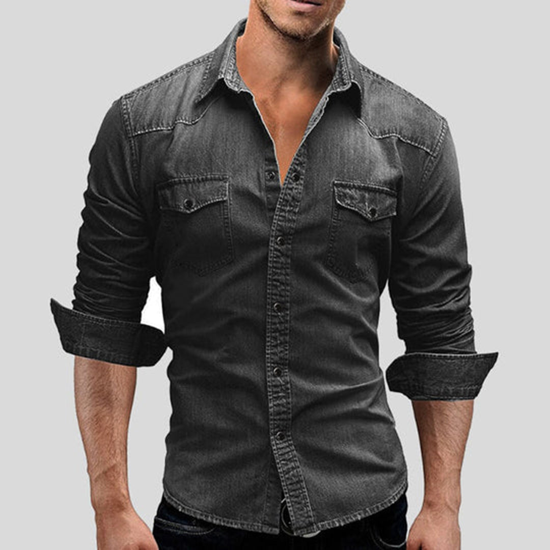 LARRY - Casual lange mouwen shirt