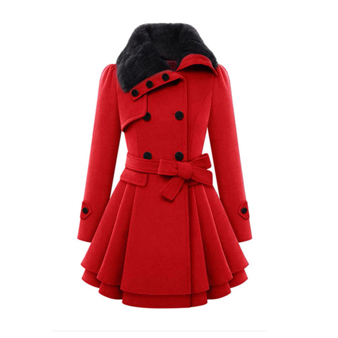 Eliza - Warm and long winter coat for women