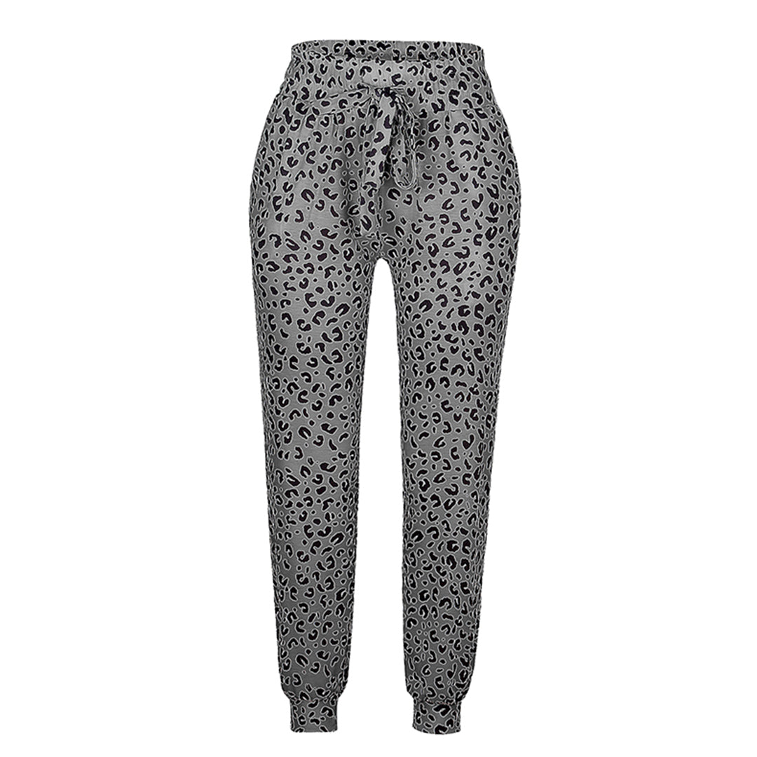 FIONA - Leopard Print Trousers