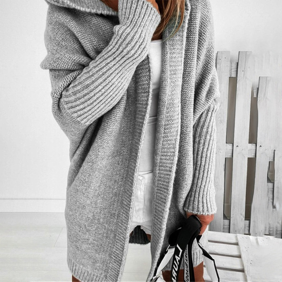 LARISA - Cozy hooded cardigan