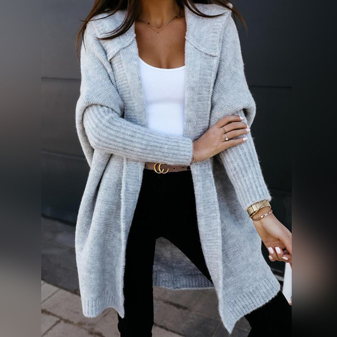 LARISA - Cozy hooded cardigan