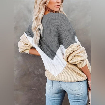 CHARLOTTE - Stylish knitted sweater 