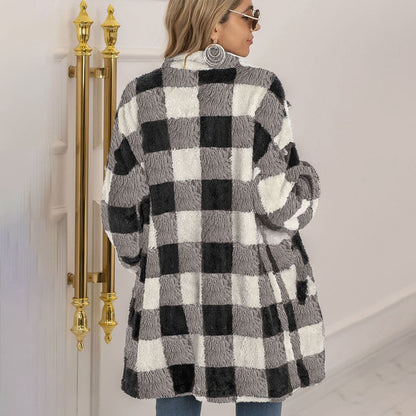 VIALI - Comfortable checked jacket