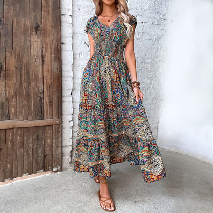 ELVIRA - Fashionable boho dress