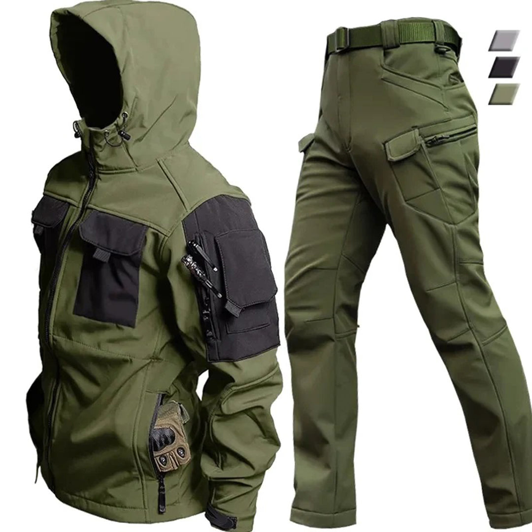 LOUIS - Hooded jacket and cargo pants set