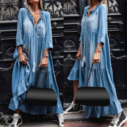 Niara™ | Comfortable and fashionable long V-neck maxi dress