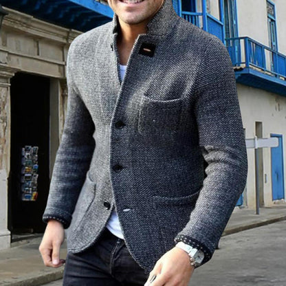 JAXON - Men's Knitted Cardigan with Buttons