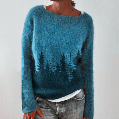 KAMALA - Long knitted sweater for women