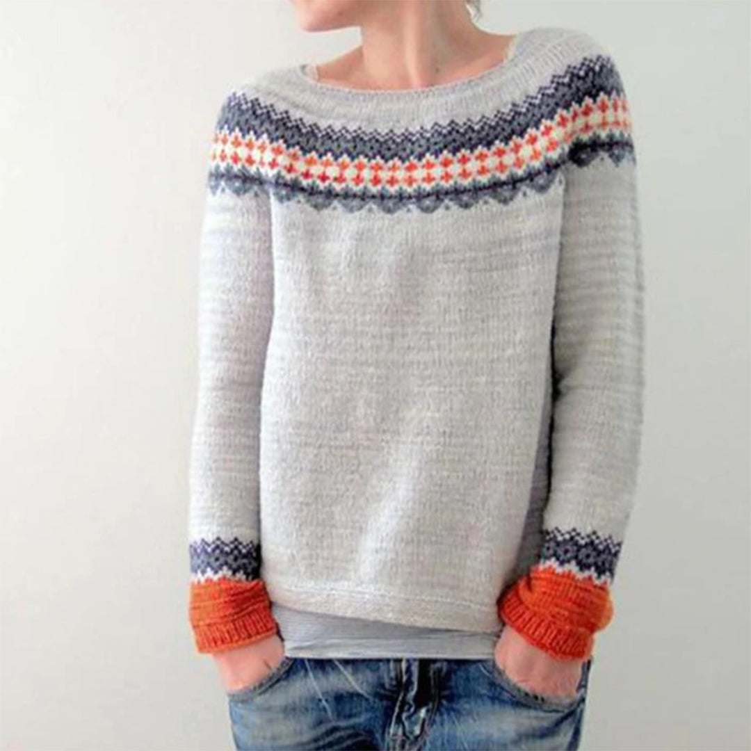 KAMALA - Long knitted sweater for women