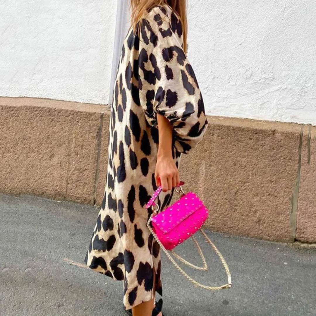 GIULIA - Leopard print dress