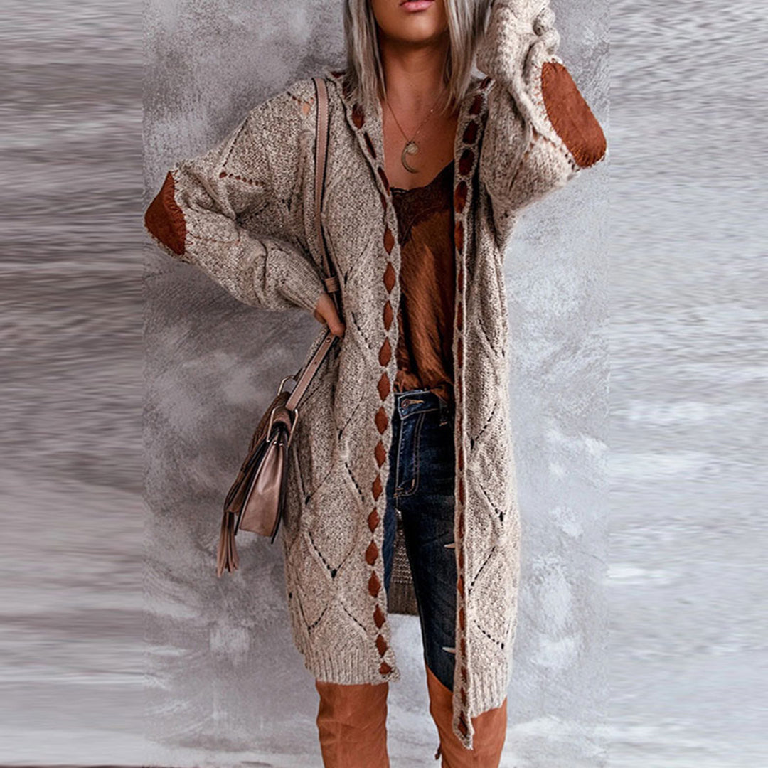 SOPHIA - Fashionable hooded cardigan