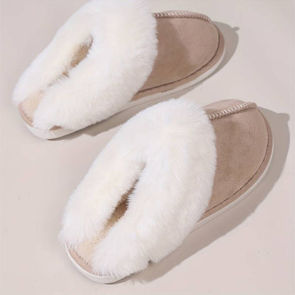 THIJS - Warm slip-on slippers for women