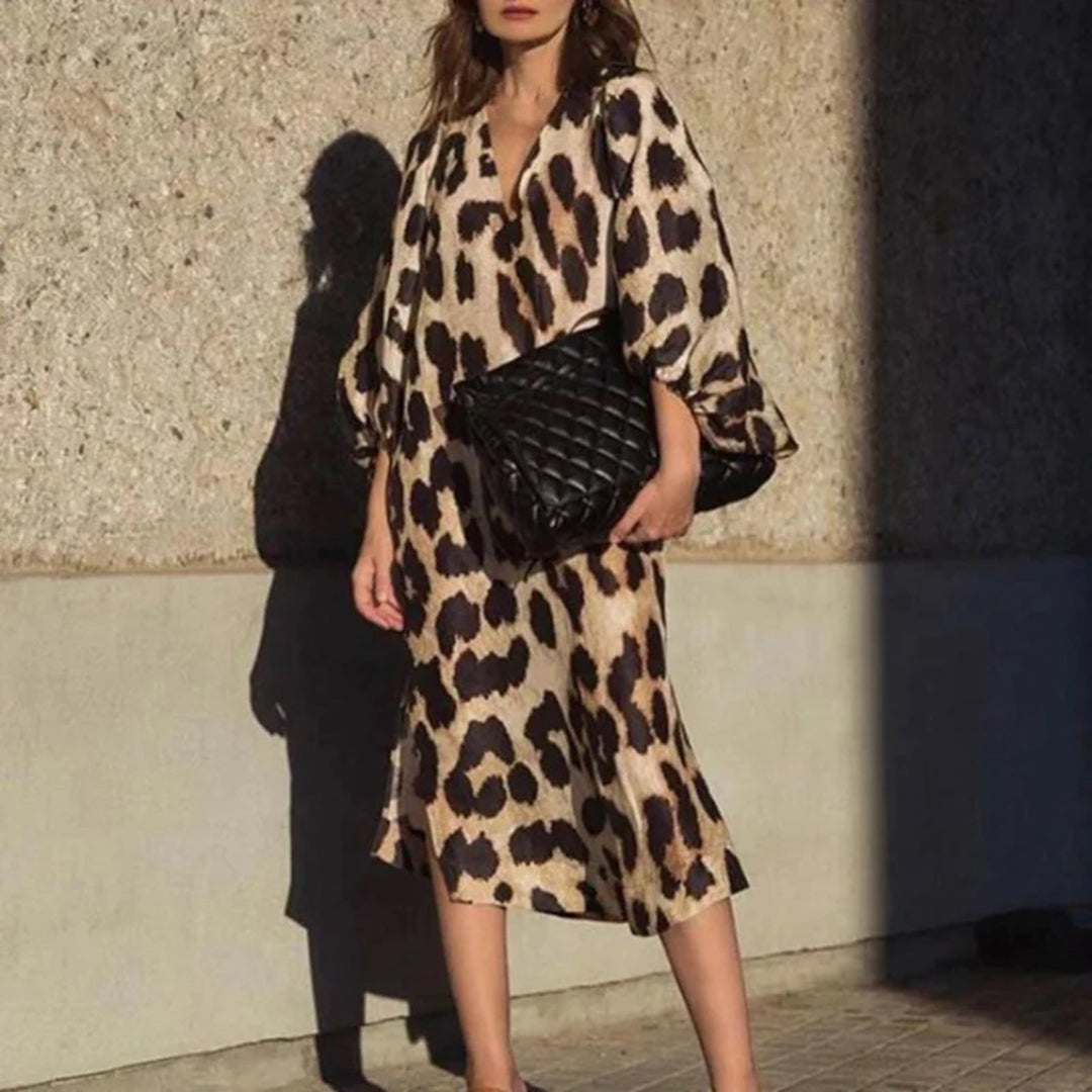 GIULIA - Leopard print dress