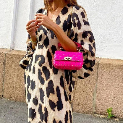 GIULIA - Leopard print dress