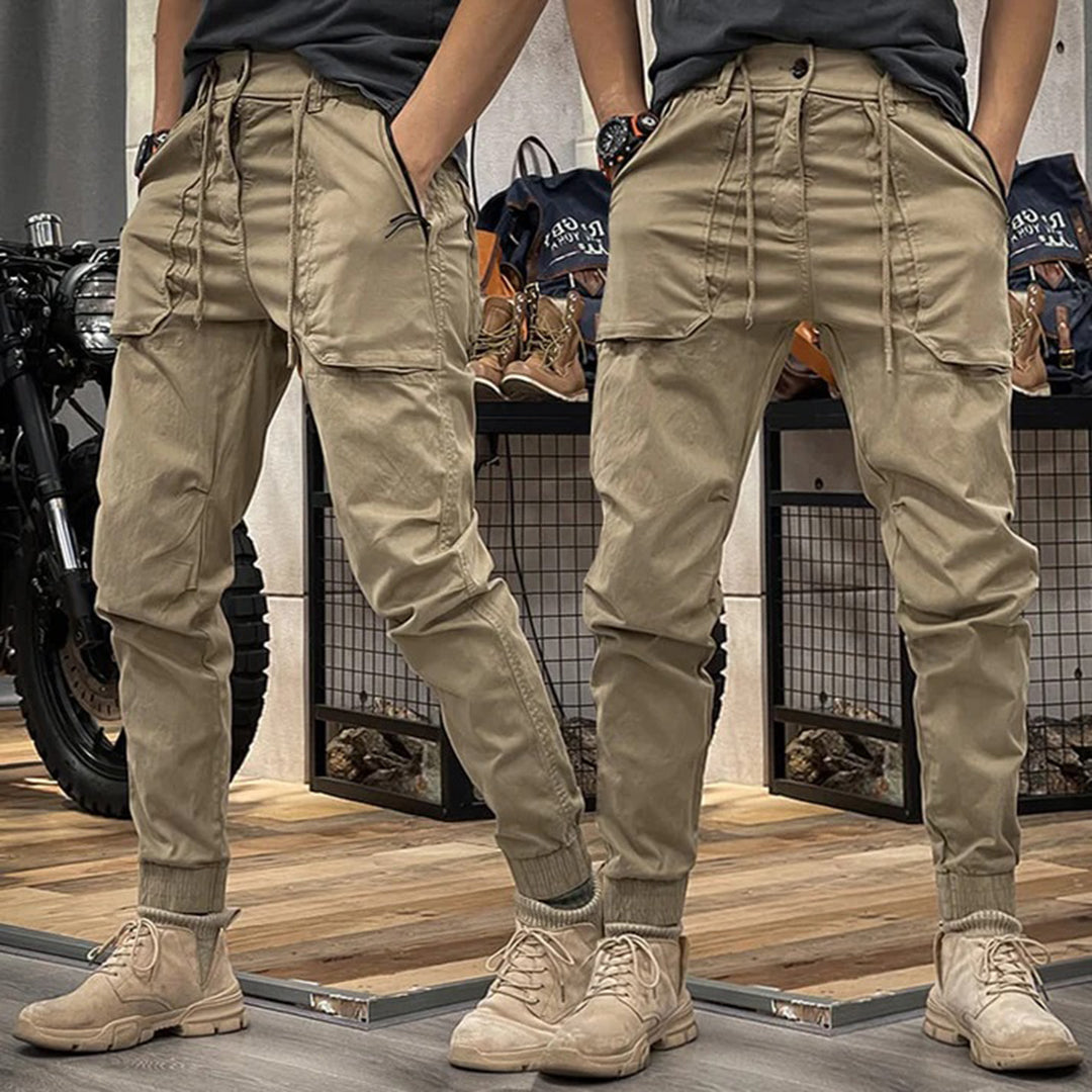 RICHARD - Stretchy cargo pants 