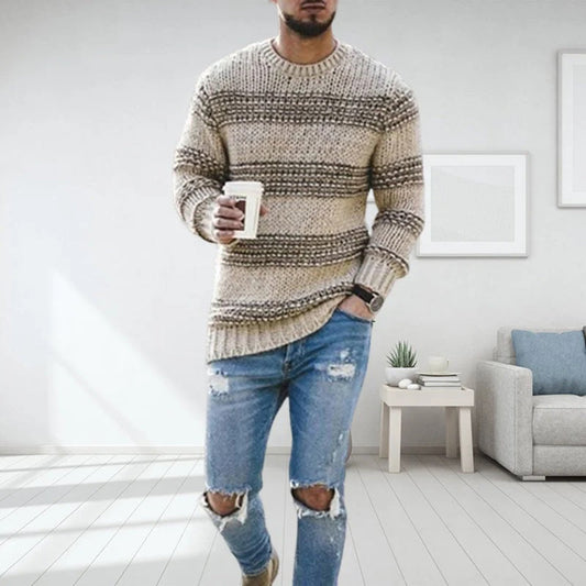 LANDYN - Chunky knit Norwegian sweater for men